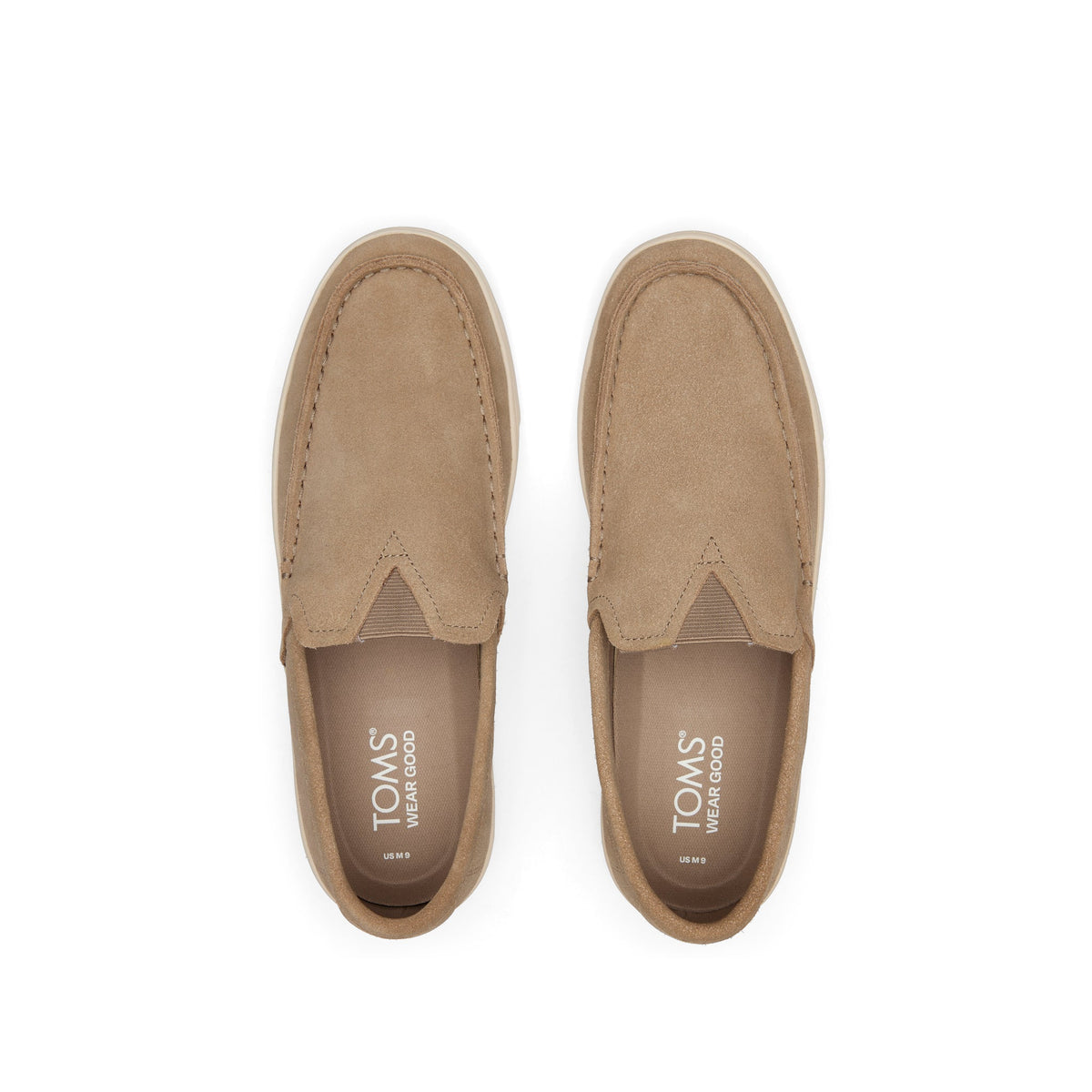 TRVL LITE Loafer - Dune Suede Top View