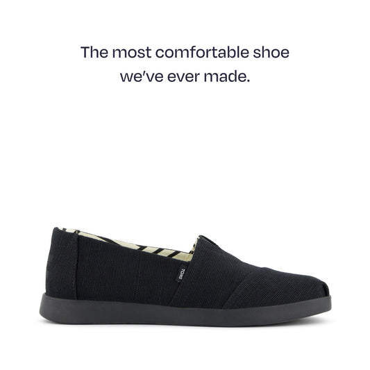 black black alpargata plus - the most comfortable shoe we've ever made