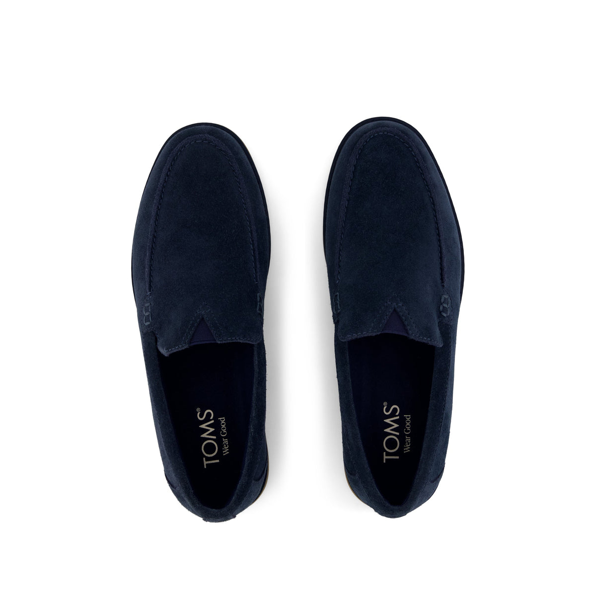 Marcos Loafer - Navy Suede Top View