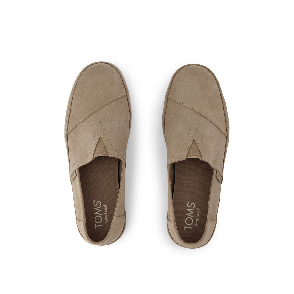 Alpargata Premium - Water Resistant Dune Suede Top View