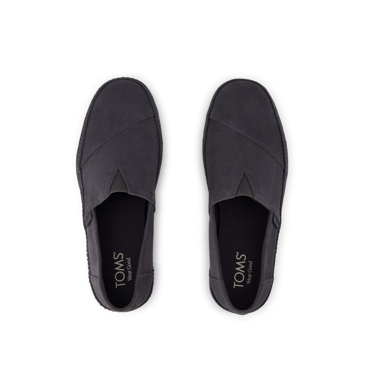 Alpargata Premium - Water Resistant Forged Iron Suede Top View