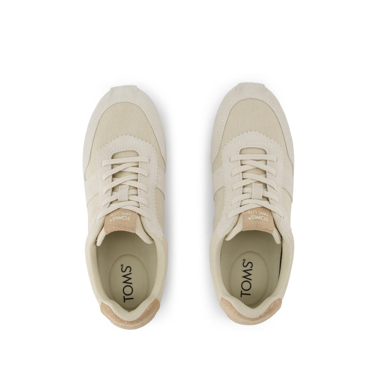 TRVL Lite Palisade Sneaker - Water Repellent Fog Vintage Twill Top View