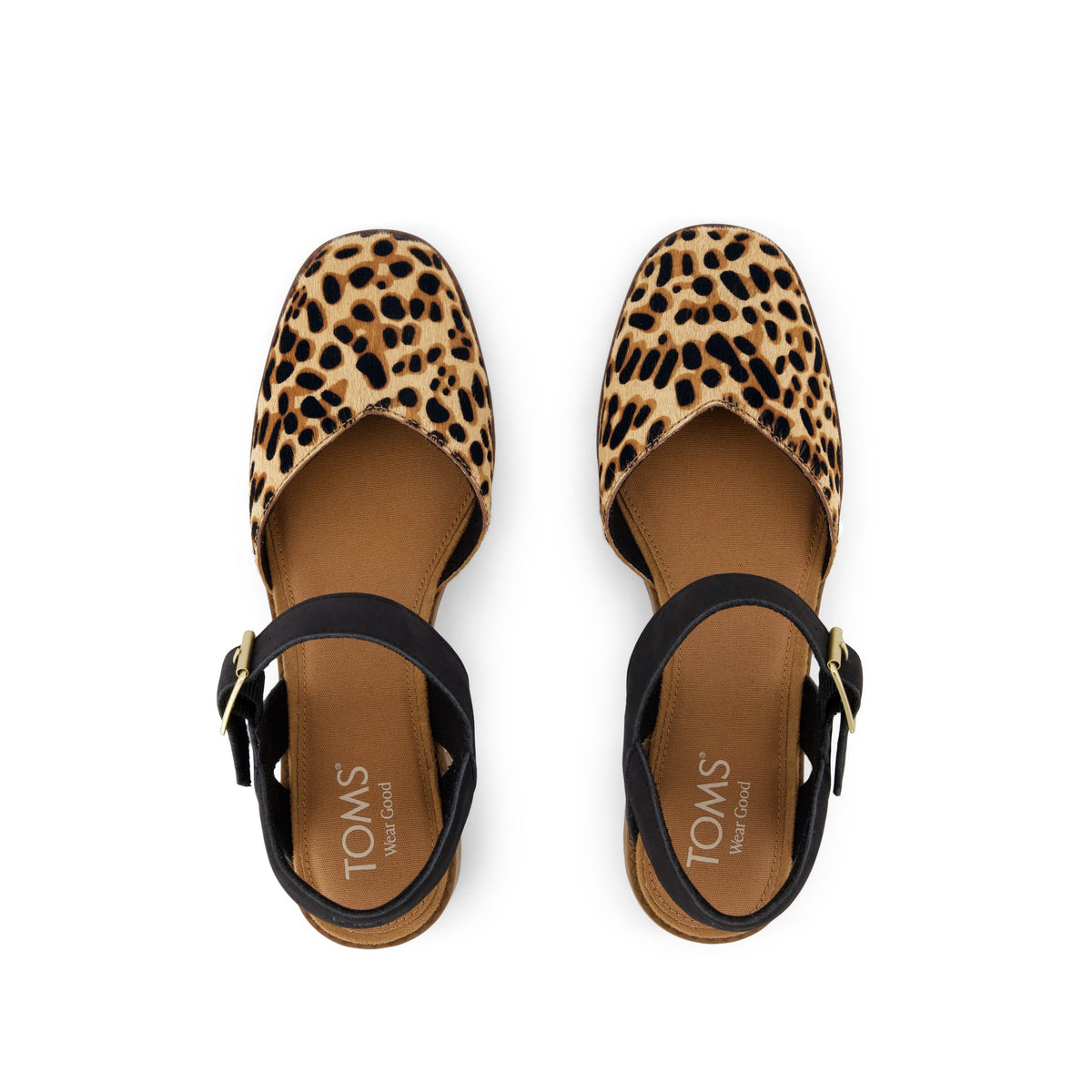 Jaclyn Heel - Leopard Print Hair Top View