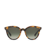 Aaryn Blonde Tortoise Handcrafted Sunglasses Front View