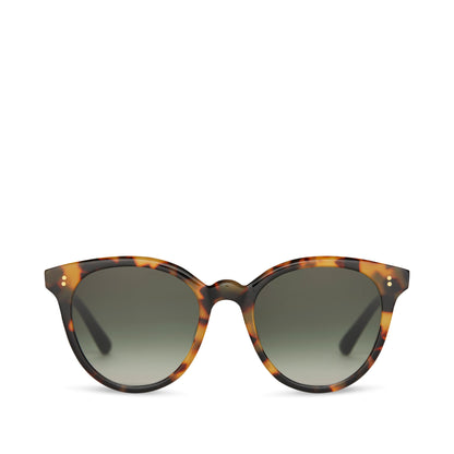 Aaryn Blonde Tortoise Handcrafted Sunglasses Front View