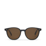 Bellini Black Teal Handcrafted Sunglasses Front View