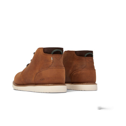 Navi Brown Water Resistant Boot Back View
