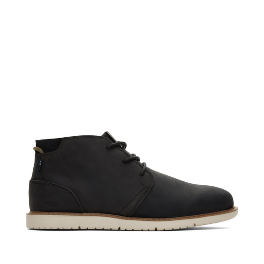 Navi Black Water Resistant Boot Side View
