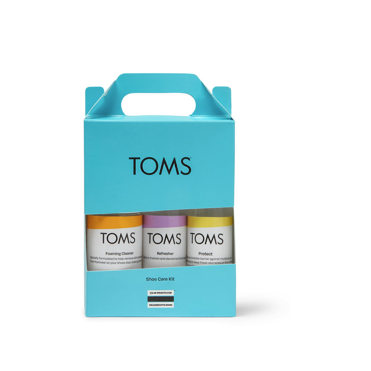 TOMS Shoe Care Kit Side View