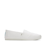 Alpargata White Recycled Cotton Canvas Side View