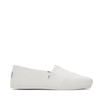 Alpargata White Recycled Cotton Canvas Side View