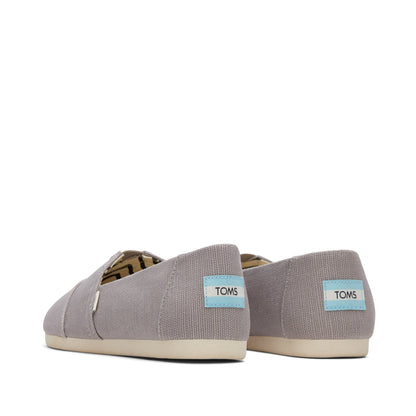 Alpargata Grey Heritage Canvas Back View