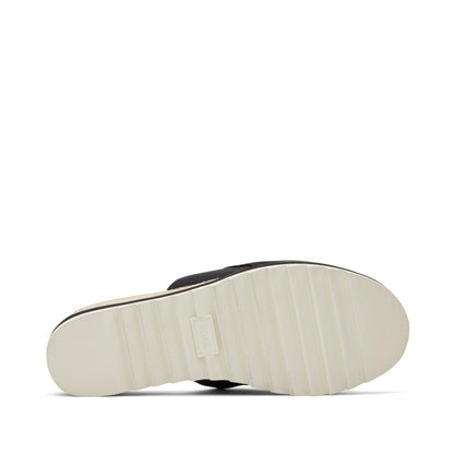 Diana Mule Black Sandal Bottom Sole View