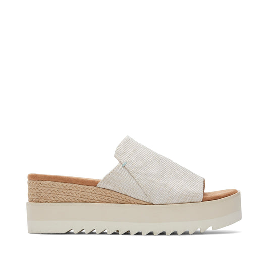 Diana Mule Natural Sandal Side View