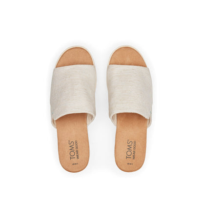 Diana Mule Natural Sandal Top View