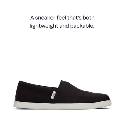 alp fwd side shot - a sneaker feel that's both lightweight and packable