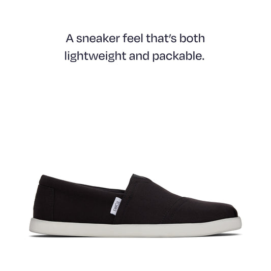 alp fwd side shot - a sneaker feel that's both lightweight and packable