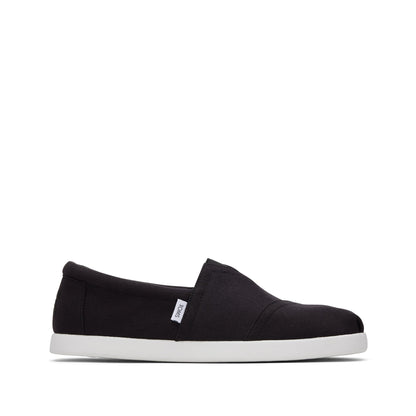 Alp Fwd Black Recycled Cotton Canvas Side View
