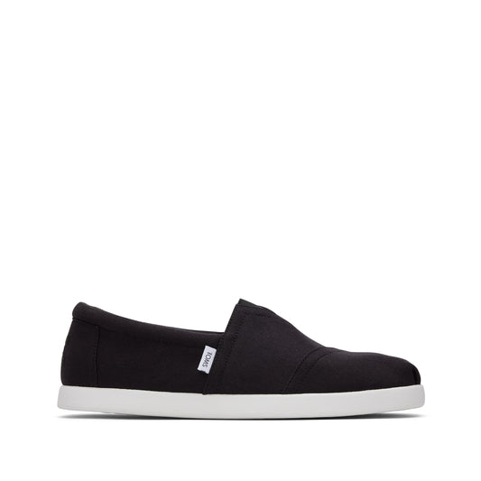 Alp Fwd Black Recycled Cotton Canvas Side View