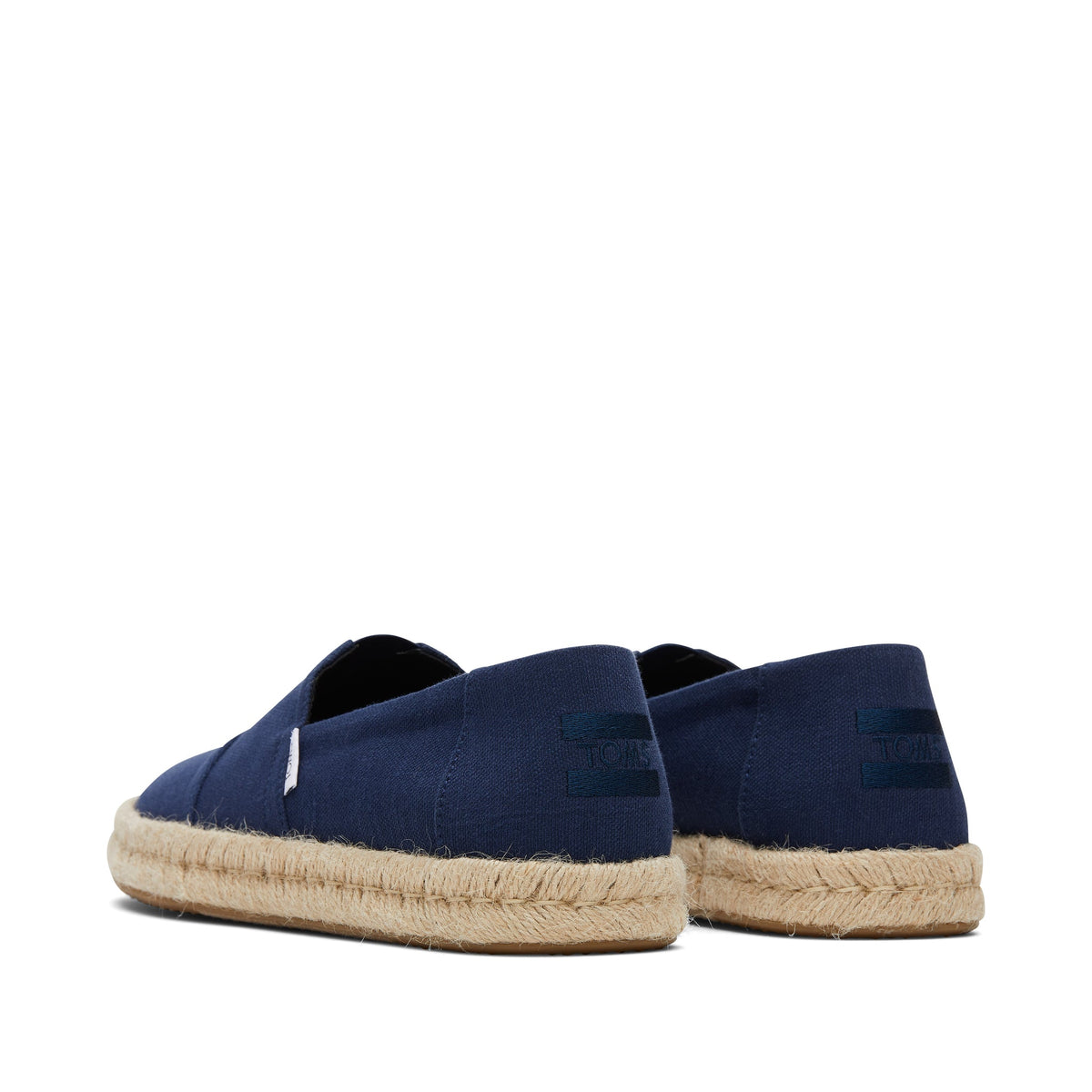 Alpargata Navy Recycled Cotton Rope 2.0 Espadrille Back View