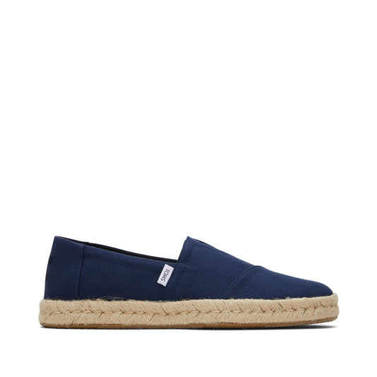 Alpargata Navy Recycled Cotton Rope 2.0 Espadrille Side View