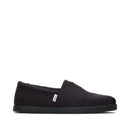 Alp Fwd All Black Recycled Cotton Canvas Side View