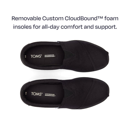 alp fwd top down detailed pair shot - features removable custom cloudbound foam insoles for all-day comfort and support