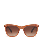 Victoria Terracotta Crystal Handcrafted Sunglasses Front View