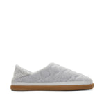Ezra Grey Quilted Convertible Slipper Side View