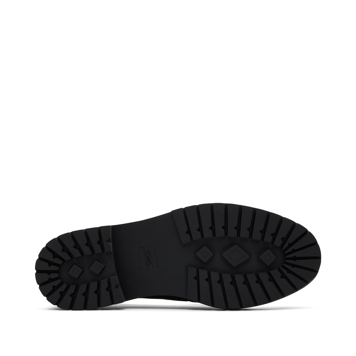 Cara Black Leather Loafer Bottom Sole View