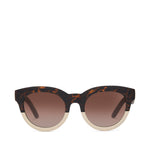 Florentin Tortoise Oatmilk Fade Traveler Sunglasses Front View