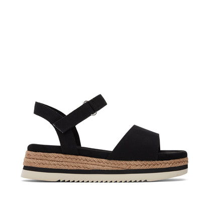 Youth Diana Black Kids Shoe Side View