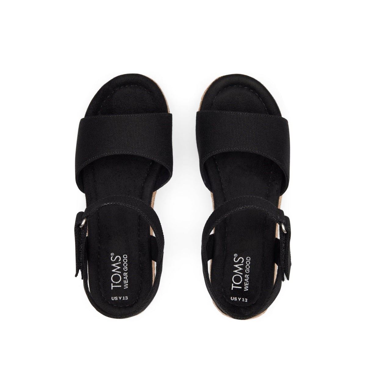 Youth Diana Black Kids Shoe Top View