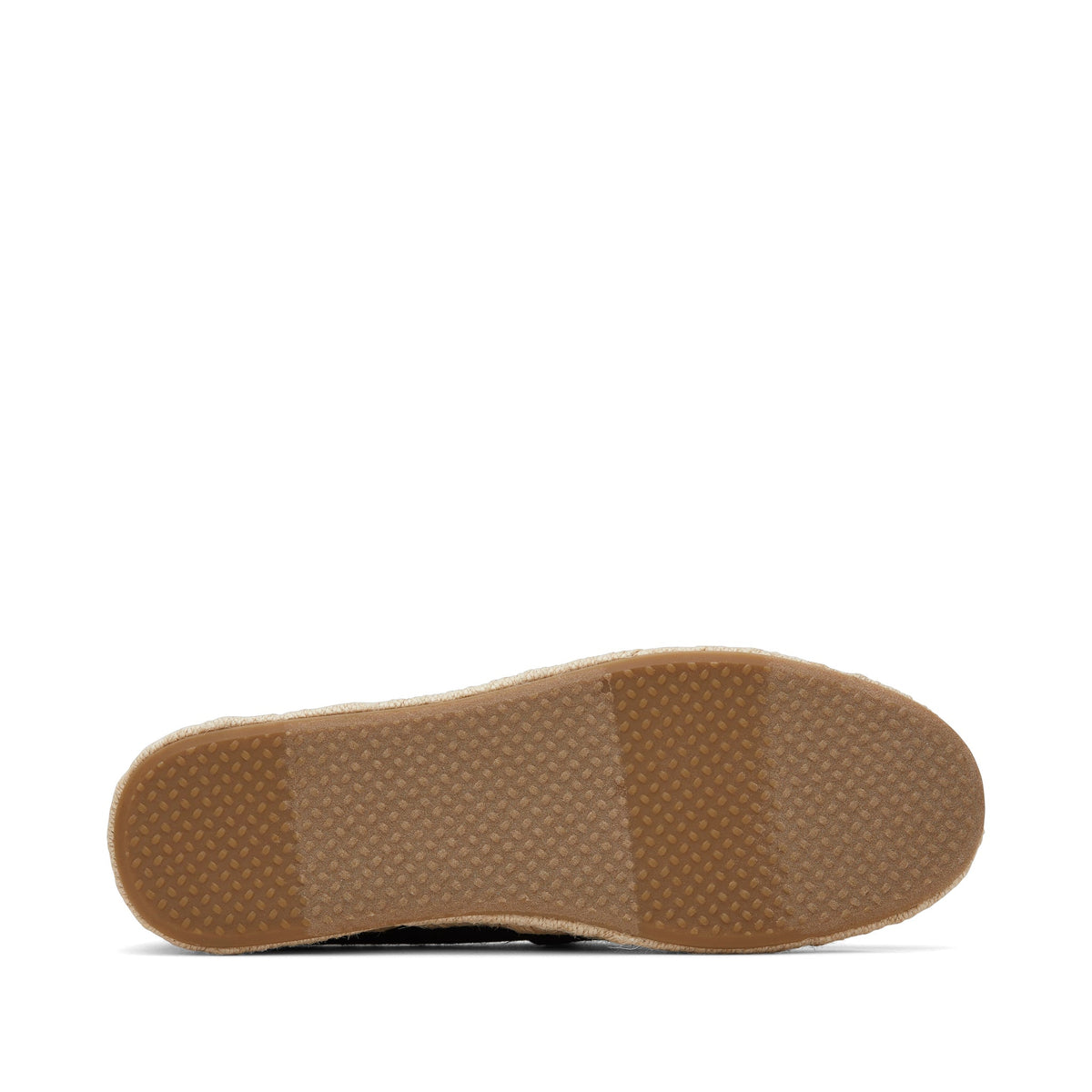 Alpargata Rope 2.0 Black Recycled Cotton Espadrille Bottom Sole View