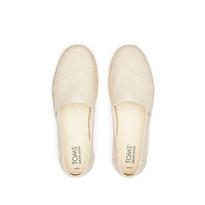 Alpargata Rope 2.0 Natural Recycled Cotton Espadrille Top View