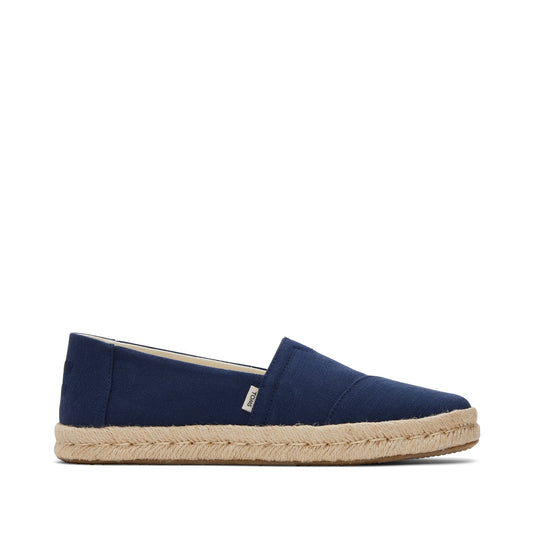 Alpargata Rope 2.0 Navy Recycled Cotton Espadrille Side View