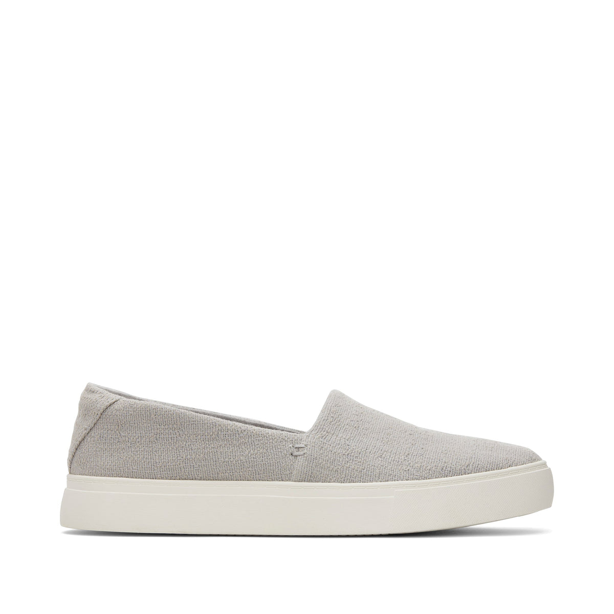 Kameron Grey Slip On Sneaker Side View