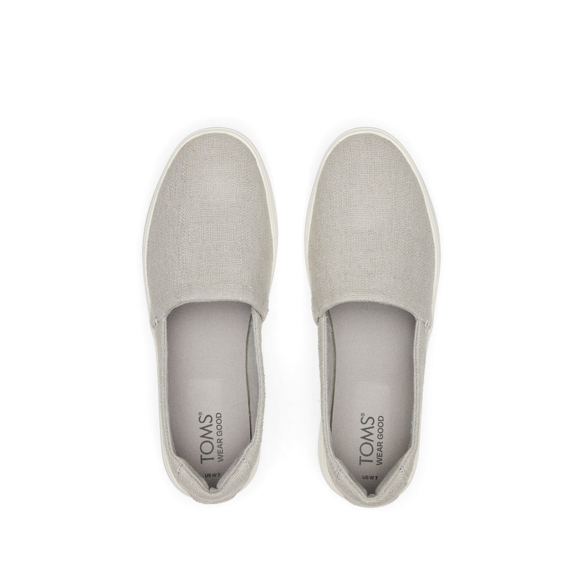 Kameron Grey Slip On Sneaker Top View