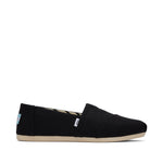 Alpargata Black Heritage Canvas Side View
