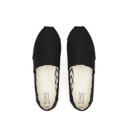 Alpargata All Black Heritage Canvas Top View