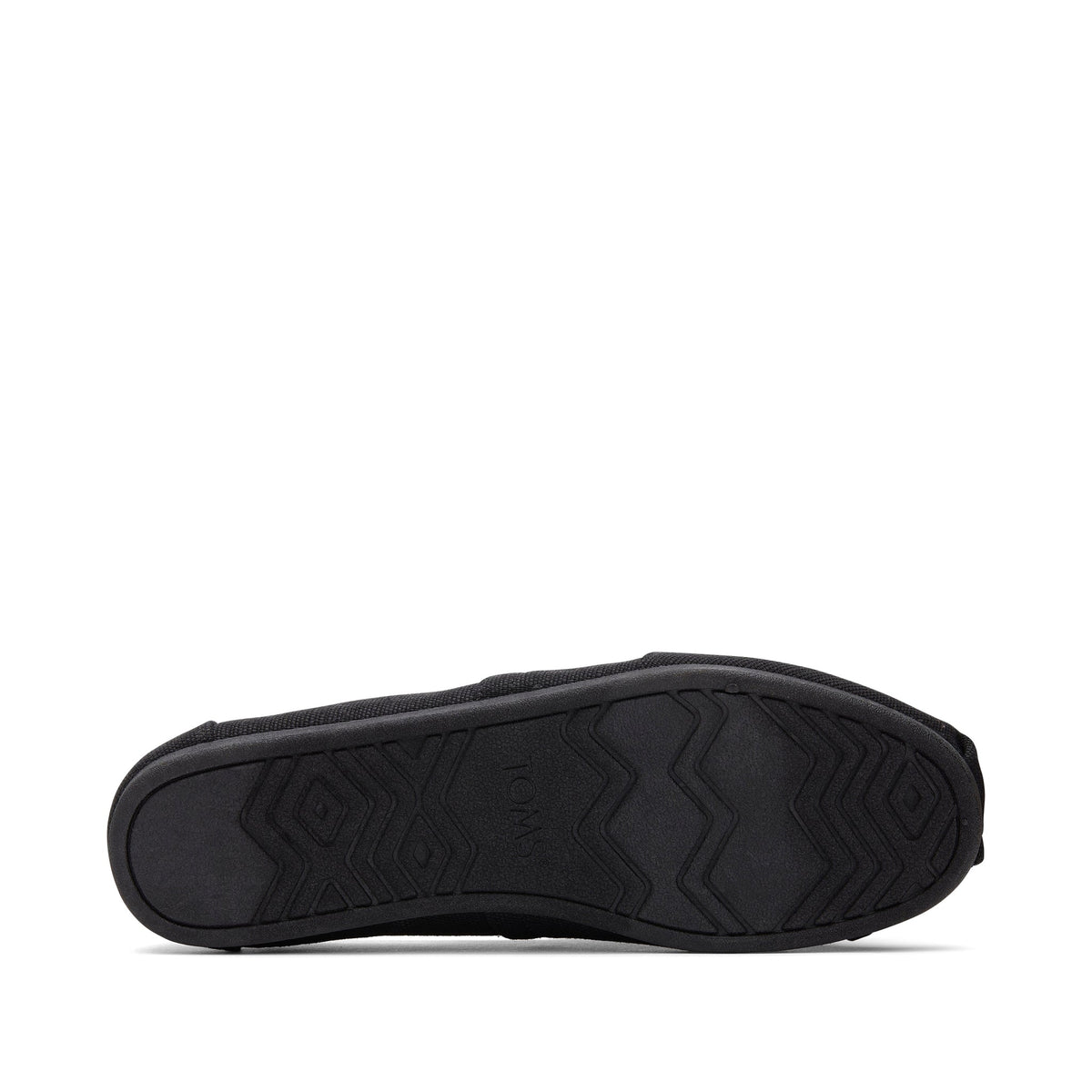 Alpargata All Black Heritage Canvas Bottom Sole View