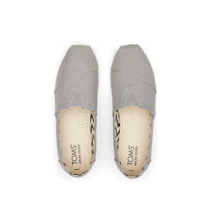Alpargata Grey Heritage Canvas Top View