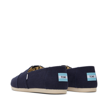 Alpargata Navy Heritage Canvas Back View