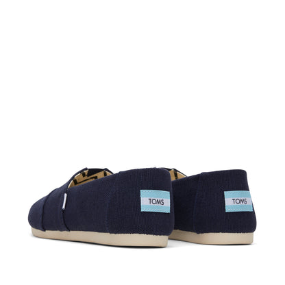 Alpargata Navy Heritage Canvas Back View