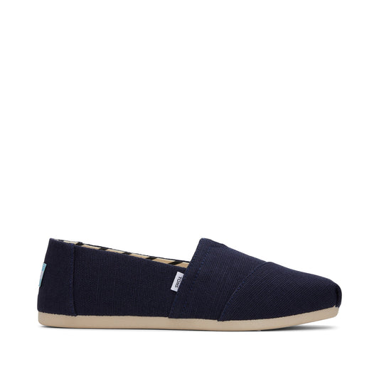 Alpargata Navy Heritage Canvas Side View
