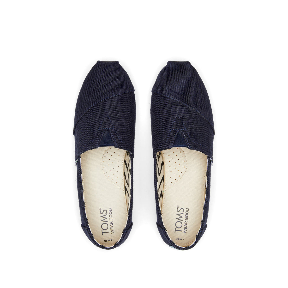 Alpargata Navy Heritage Canvas Top View