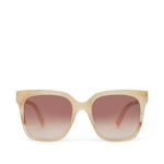 Natasha Oatmilk Latte Handcrafted Sunglasses Front View