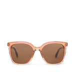 Charmaine Apricot Handcrafted Sunglasses Front View