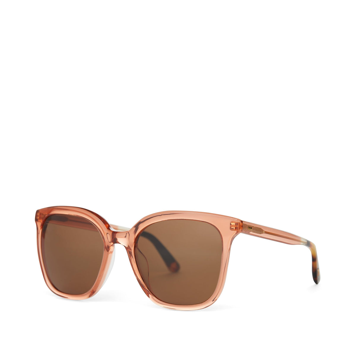 Charmaine Apricot Handcrafted Sunglasses Side View