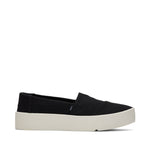 Verona Black Slip On Sneaker Side View